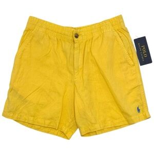 Polo Ralph Lauren Girls Polo Prepster Linen-Blend Shorts Size 12